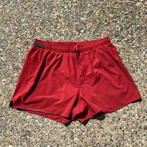 Lululemon Surge Shorts Lined 5” (Red)